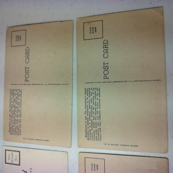 Vintage The Greenbrier Hotel Postcard Lot of 9 Resort West Virginia Unposted USA - Picture 14 of 16